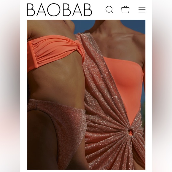 BAOBAB "Nikka One-Piece" Tangerine NWT size M - Picture 5 of 6